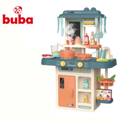 Детска кухня Buba Home Kitchen, 42 части, сива