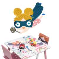 Комплект 2 броя стикери Ginger Home SUPER GIRL, за декорация-097sO.jpeg