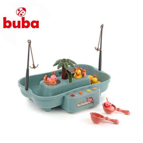 Комплект за риболов Buba Go Fishing патета, сив