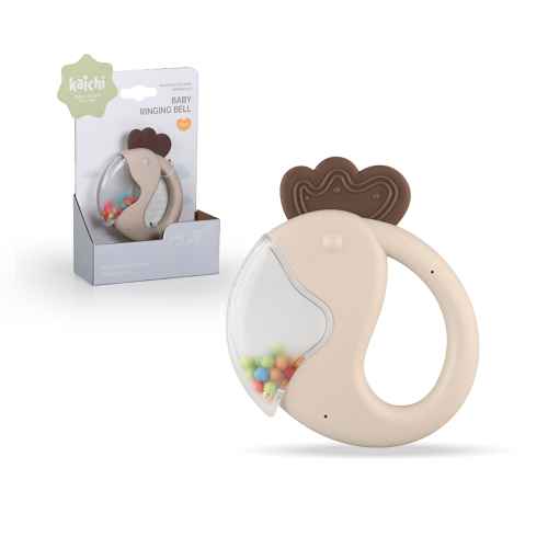 Бебешка дрънкалка и гризалка Kaichi, Пиленце