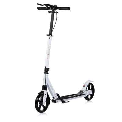 Скутер със спирачка Chipolino Rider, бял до 100 кг