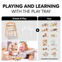 Дървено столче за хранене Hauck Arketa Beech, с Play Tray основа за играчки-0od7M.jpeg