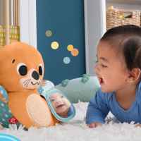 Плюшена сензорна играчка видра 2 в 1 Fisher Price, за игра по корем-1QfJ0.jpeg