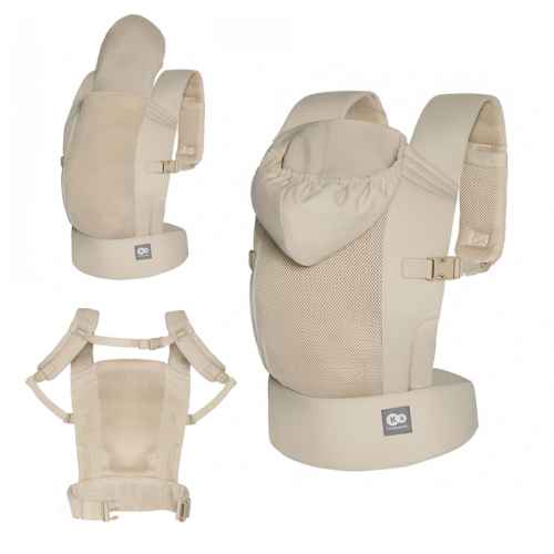 Ергономична раница KinderKraft Carrybee, Beige