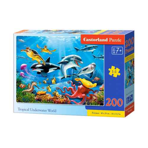 Пъзел Castorland, Тропически подводен свят 200 части