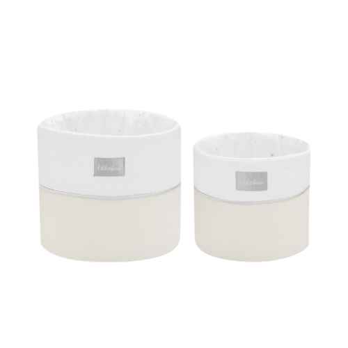 Комплект кош за аксесоари 2 бр Kikka Boo, 22см и 18см Dream Big Beige