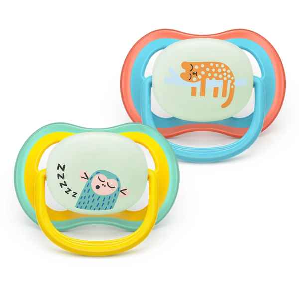 2 бр. залъгалки Philips Avent Ultra Air Night 18м+ маймунка и леопард, неутрални-1zhw5.jpeg