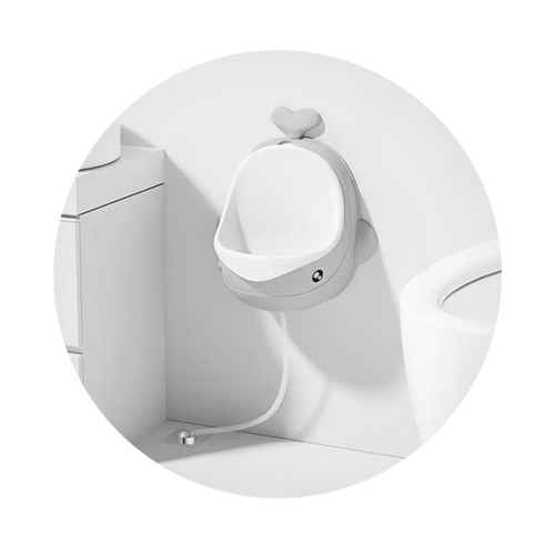 Гърне /писоар за момченца Chipolino Китче, сиво