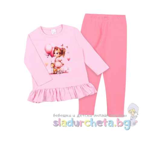 Комплект от 2 части Светли - туника и клин