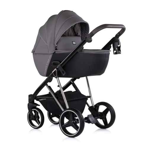 Комбинирана бебешка количка 3в1 Chipolino Империум, тъмносива