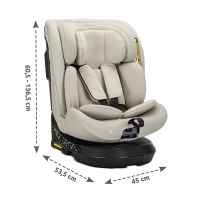 Столче за кола Lorelli Solaris i-Size ISOFIX Support Leg 360, Grey-35Y7R.jpeg