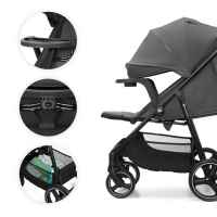 Лятна бебешка количка с табла KinderКraft Trig 3, Granite Grey-35dKP.jpeg