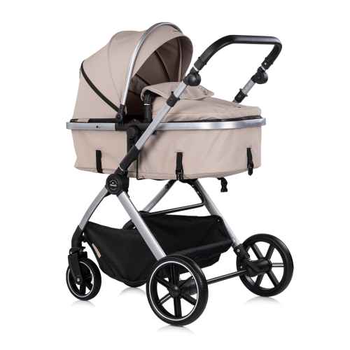 Комбинирана бебешка количка 2в1 Chipolino Pearl, лате