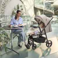 Лятна бебешка количка с табла KinderКraft Trig 3, Stone Beige-47a4v.jpeg