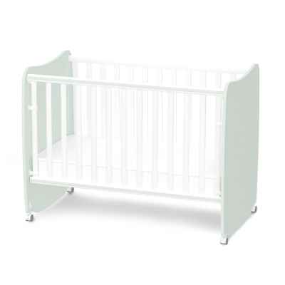 Бебешко легло Lorelli Stars 60x120 см, Бяло+Milky green