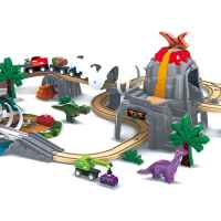 Дървен железопътен комплект Hape, Дино, 61 части-4RhrI.jpeg