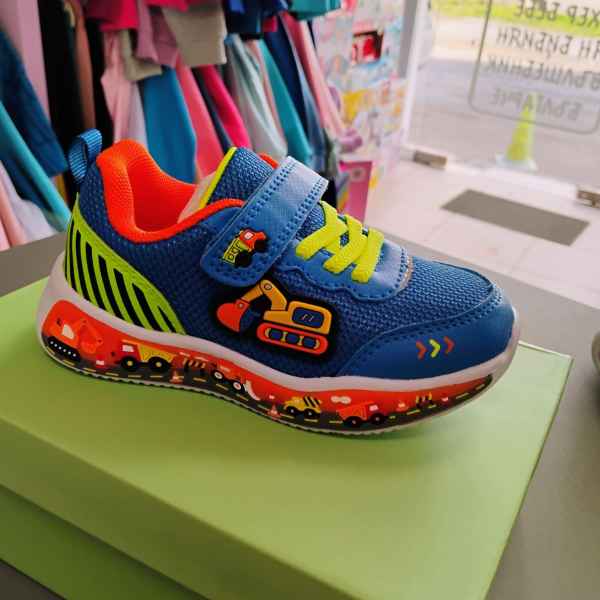 Детски светещи маратонки Matstar, сини-4bWS3.jpeg