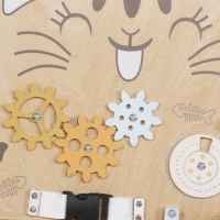 Дървена Монтесори дъска Moni Toys, Cat-4fUfp.jpeg