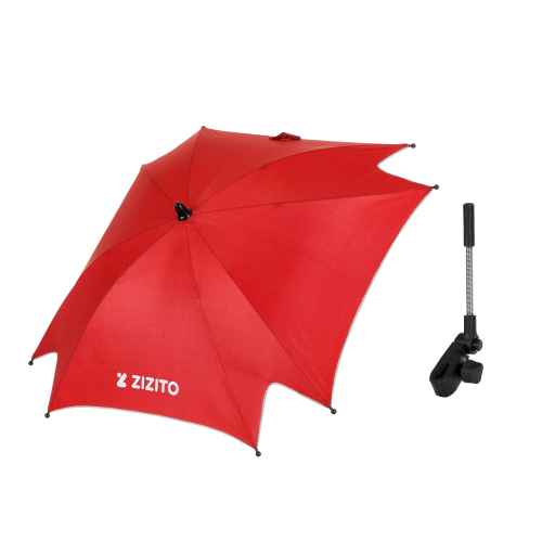 Универсален чадър за количка Zizito, червен