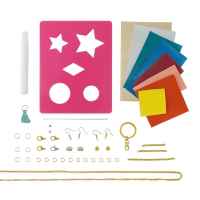 Творчески комплект Buki France, Направи сам бижута от изкуствена кожа, 6 бижута-5PR6u.jpeg