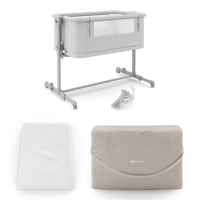 Бебешка кошара KinderKraft Nestee grow 2, Light Grey-5Vm67.jpeg
