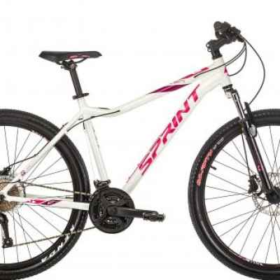 Велосипед Sprint Hunter Lady 27.5 V1, бяло с розово и лила
