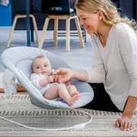 Шезлонг за столче за хранене 2в1 Hauck Alpha+ Bouncer, Stretch beige-5cTeR.jpeg