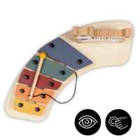 Дървена играчка с табла за игра за столче за хранене Alpha+/Beta+ Hauck, Зебра, Play Music-6o3Cg.jpeg