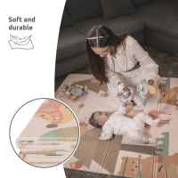 Двулицево термо килим Lorelli за игра 120-180 см, Buddies & Stars-7BInT.jpeg