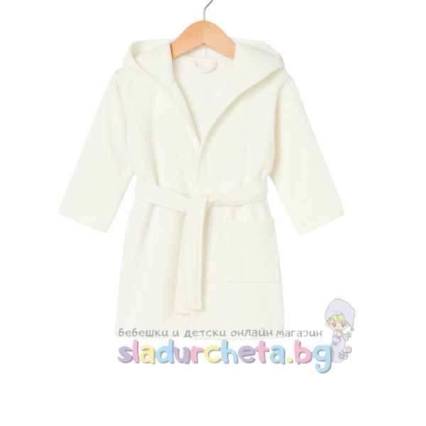 Детски халат Sunny Kids, екрю-7alGb.jpeg
