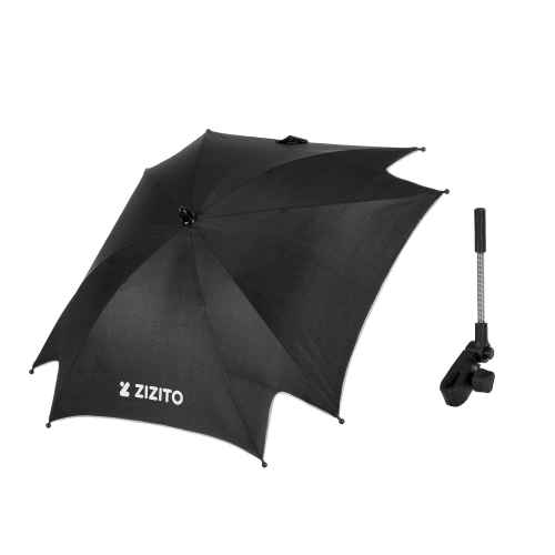 Универсален чадър за количка Zizito, черен