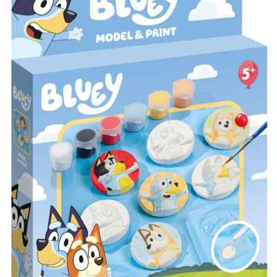 Творчески комплект Totum, Bluey, Направи си сам гипсови фигурки