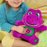 Барни музикална плюшена фигурка с микрофон Fisher Price, 26 см-90BAG.jpeg