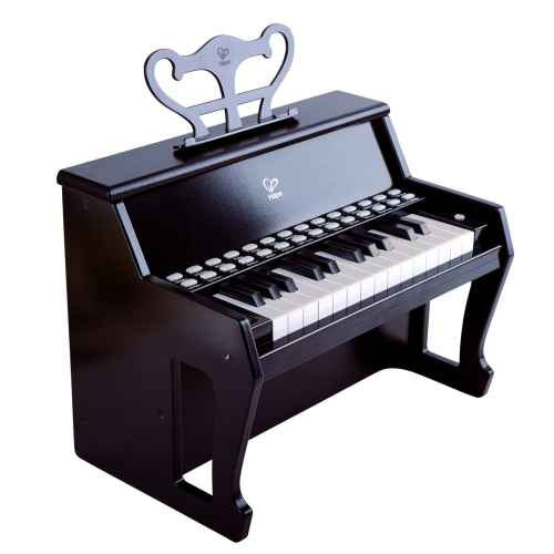 Дървено пиано Hape, Черно
