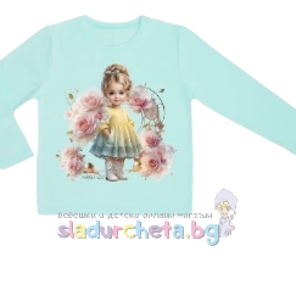 Детска блуза Мариела, мента-9NhgE.png