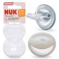 Силиконова залъгалка NUK Mommy Feel, 0-9м + кутийка, синя/сива, 2бр.-9XU2r.jpeg