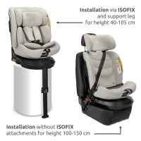 Столче за кола Lorelli Solaris i-Size ISOFIX Support Leg 360, Pink-9ZUJh.jpeg