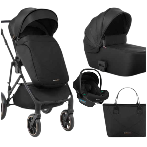 Комбинирана бебешка количка 3в1 Kikka Boo Thea, Black 2024