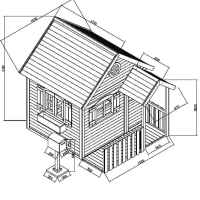 Голяма дървена детска къща Ginger Home, с Веранда-9ovRL.jpeg