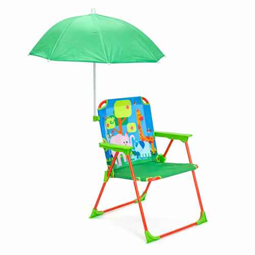 Сгъваемо детско столче Ginger Toffy с чадър, за плаж, градина и къмпинг
