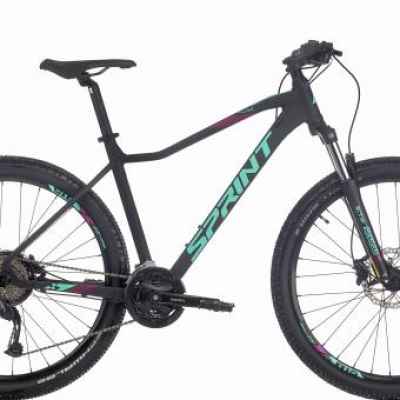 Велосипед Sprint Maverick Pro Lady 27.5 V2, Черен мат/резида/виолетово