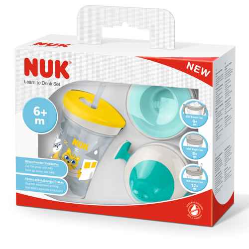 Комплект NUK Evolution Cups All-in-one, неутрален