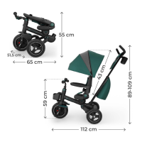 Триколка KinderKraft Spinstep 2 Plus, Зелена-AZOgX.png