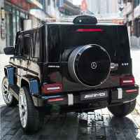 Акумулаторен джип JJ Mercedes Benz G63 Licensed 12V, червен металик-Acvxu.jpeg