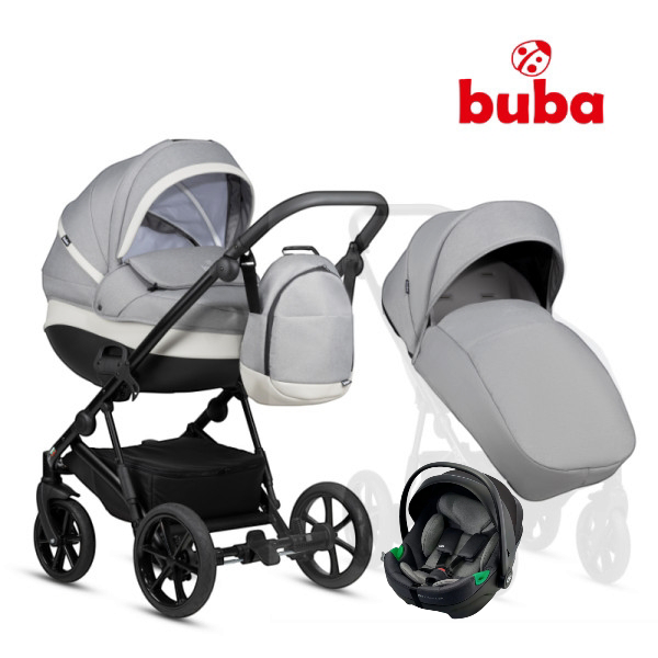 Бебешка комбинирана количка 4в1 Buba ZAZA 2, Warm Grey-AeFKS.png