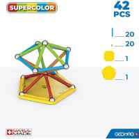 Магнитен конструктор Geomag Supercolor Panels, 42 части-AoXGD.jpeg