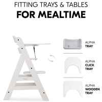 Дървено столче за хранене Hauck Alpha+, Creme-BcTck.jpeg