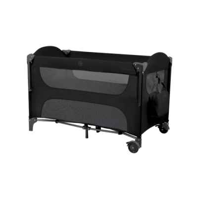 Бебешка кошара на две нива Kikka Boo Milky Way, Black 2026