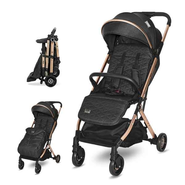 Лятна бебешка количка Lorelli Myla, Black-C5rrT.jpeg