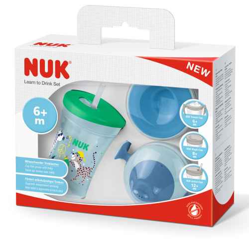 Комплект NUK Evolution Cups All-in-one, зелено
